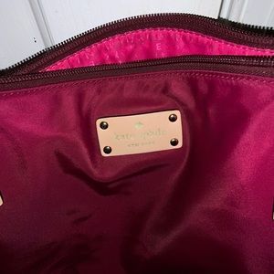 My FAVORITE Kate spade bag. Magenta color